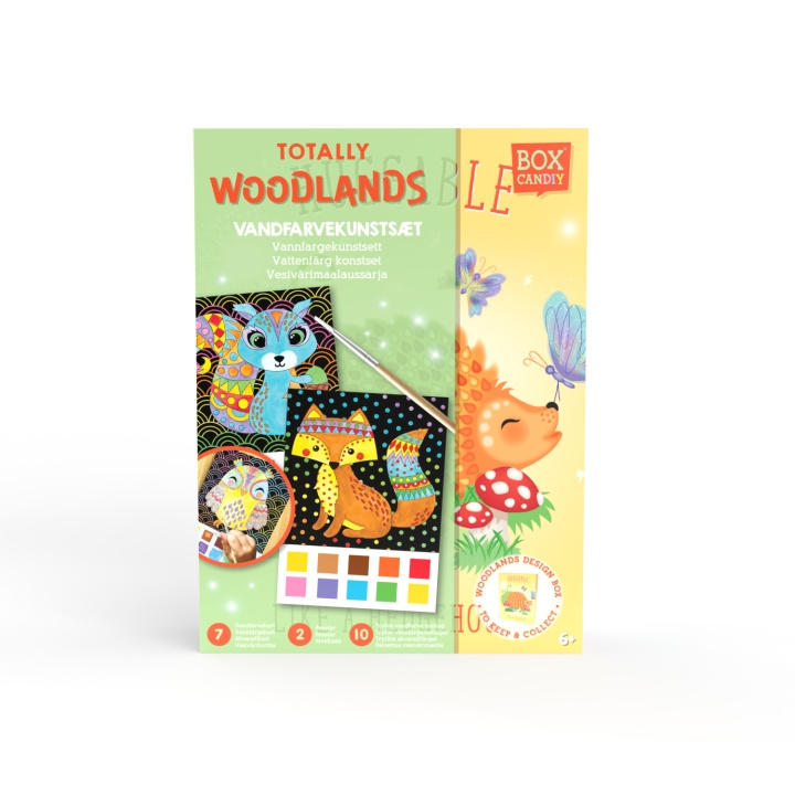 BOX CANDIY Watercolour Art - Totally Woodlands (BC-1948) in the group TOYS, KIDS & BABY PRODUCTS / Toys / Crafts at TP E-commerce Nordic AB (D04409)