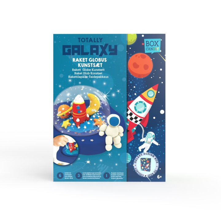 BOX CANDIY Rocket Globe Art - Totally Galaxy (BC-1952) in the group TOYS, KIDS & BABY PRODUCTS / Toys / Crafts at TP E-commerce Nordic AB (D04410)