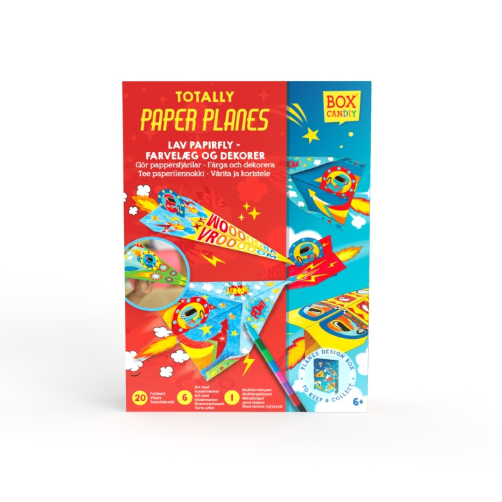 BOX CANDIY 20 Paper Planes to Colour-In & Decorate - (BC-1958) in the group TOYS, KIDS & BABY PRODUCTS / Toys / Crafts at TP E-commerce Nordic AB (D04411)