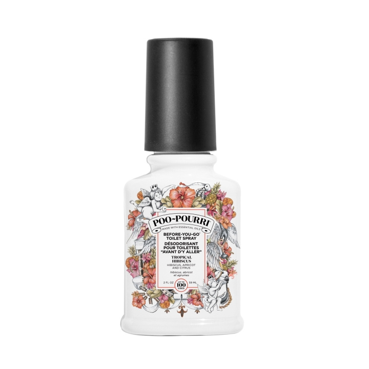 Poo~Pourri Tropical Hibiscus Toilet Spray 59 ml in the group BEAUTY & HEALTH / Fragrance & Perfume / Other fragrances / Fragrance diffuser at TP E-commerce Nordic AB (D04422)