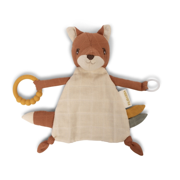 Filibabba Comfort blanket with teether - Freya the Fox - (FI-03356) in the group TOYS, KIDS & BABY PRODUCTS / Children\'s textiles / Security blankets at TP E-commerce Nordic AB (D04449)