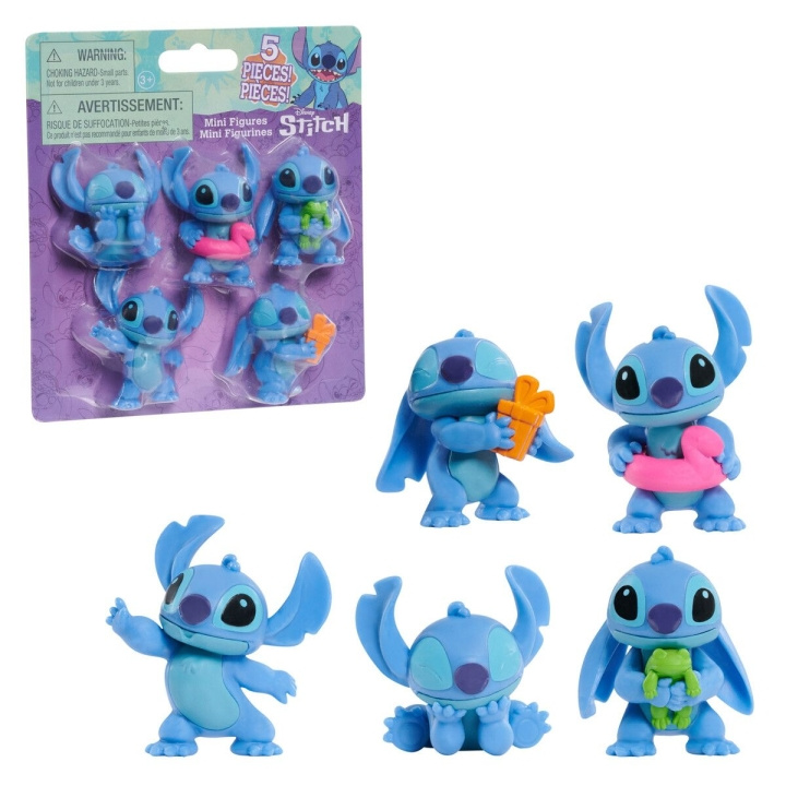 Disney Stitch - Figures 5 Pack 5,5 cm (302-46257) in the group TOYS, KIDS & BABY PRODUCTS / Toys / Figures, Miniatures & accessories at TP E-commerce Nordic AB (D04450)