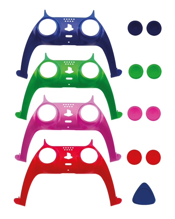 Controller Styling Kits - Faceplate and Thumb Grips x 4(White box) in the group HOME ELECTRONICS / Game consoles & Accessories / Sony PlayStation 5 at TP E-commerce Nordic AB (D04477)