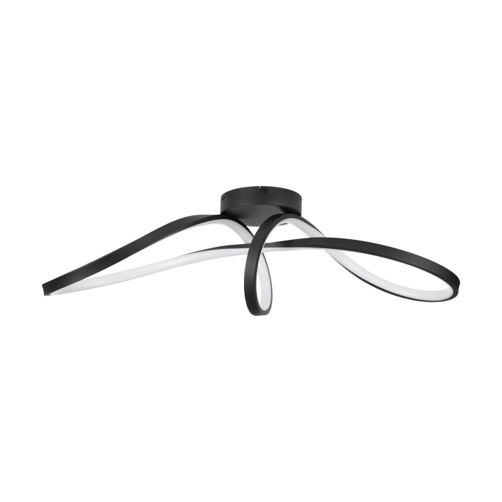 Eglo Calarossa-Z Ceiling Lamp - Black 70.5x23 - RGB + TW - Zigbee, Bluetooth in the group HOME ELECTRONICS / Lighting / Ceiling lights at TP E-commerce Nordic AB (D04488)