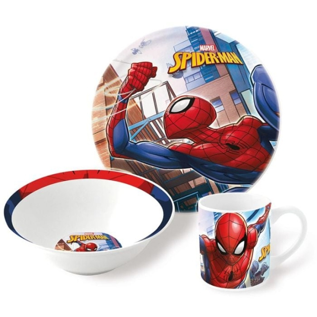 Disney Stor -3-Piece Gift Set - Spiderman (188508733-78375) in the group TOYS, KIDS & BABY PRODUCTS / Eat & Drink / Children\'s tableware at TP E-commerce Nordic AB (D04554)