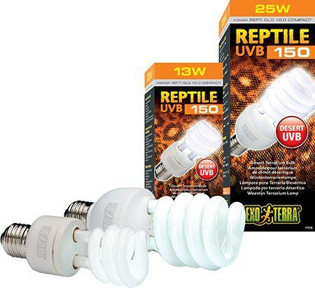 Exoterra Reptile Uvb 150 Fluorescent lamp 25W E27 - (220.1881) in the group HOME, HOUSEHOLD & GARDEN / Pet Accessories / Accessories for terrariums at TP E-commerce Nordic AB (D04568)