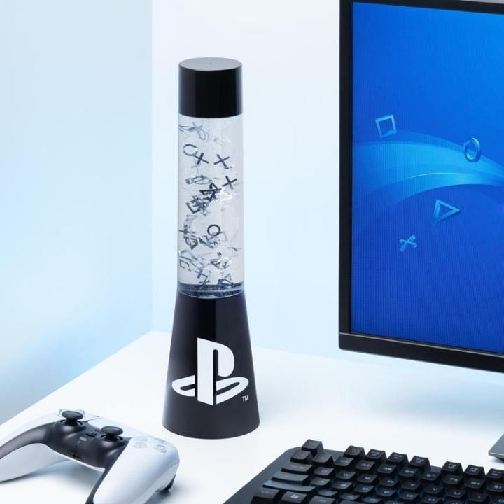 Paladone PlayStation Plastic Flow Lamp 33cm in the group COMPUTERS & PERIPHERALS / GAMING / Gaming accessories at TP E-commerce Nordic AB (D04594)