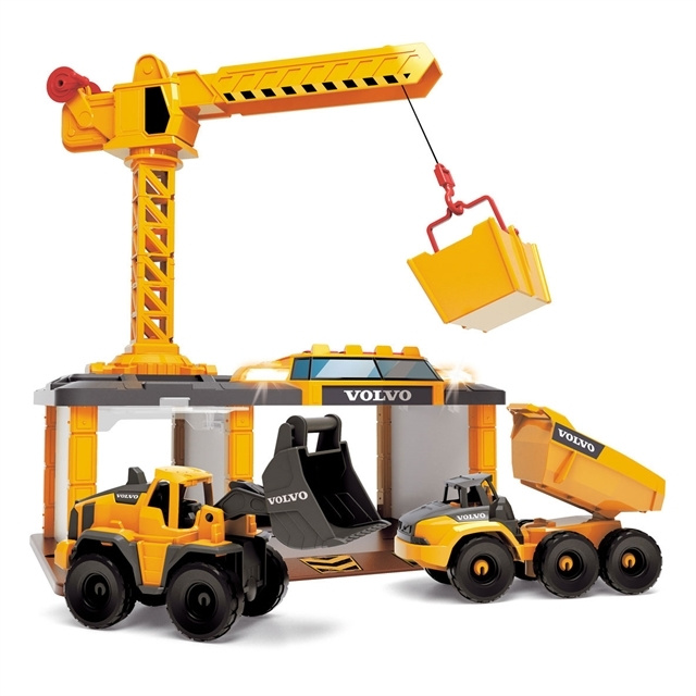 Dickie Toys Volvo Construction Station (I-203726009) in the group TOYS, KIDS & BABY PRODUCTS / Toys / Play set at TP E-commerce Nordic AB (D04595)