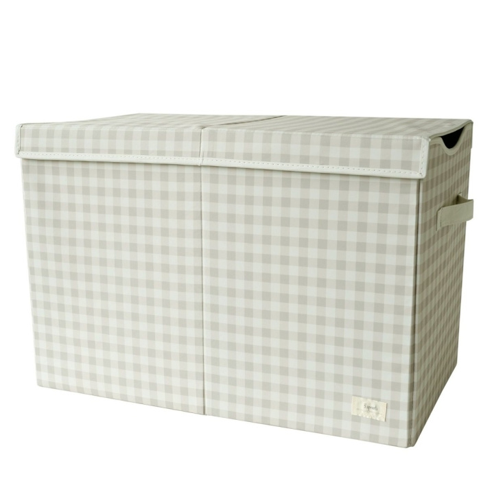 3 Sprouts Recycled Folding Toy Chest - Gingham Beige in the group TOYS, KIDS & BABY PRODUCTS / Toys / Play set at TP E-commerce Nordic AB (D04626)