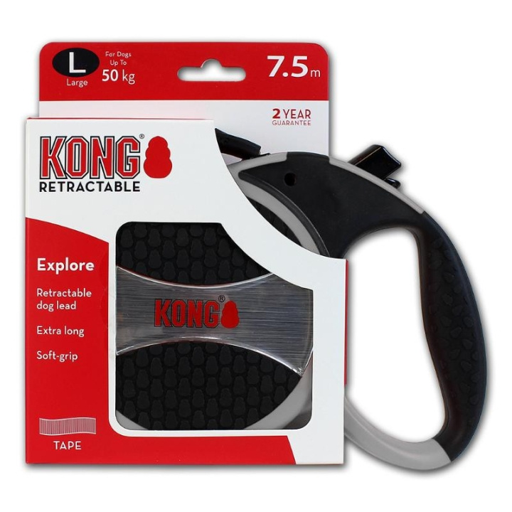 Kong Explore flex-line 7,5 m large up to 50kg in the group HOME, HOUSEHOLD & GARDEN / Pet Accessories / Dog at TP E-commerce Nordic AB (D04628)