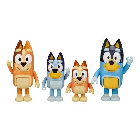 Bluey Figure 4-pack - Family Pack (90077) in the group TOYS, KIDS & BABY PRODUCTS / Toys / Figures, Miniatures & accessories at TP E-commerce Nordic AB (D04636)