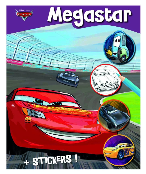 Disney Megastar Colouringbook - Cars in the group TOYS, KIDS & BABY PRODUCTS / Toys / Crafts at TP E-commerce Nordic AB (D04665)