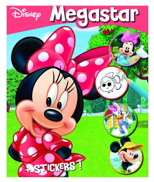 Disney Megastar Colouringbook - Minnie Mouse in the group Sport, leisure & Hobby / Hobby / Paint & Draw at TP E-commerce Nordic AB (D04666)