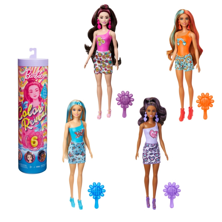 Barbie Color Reveal Rainbow Groovy Series (HRK06) in the group TOYS, KIDS & BABY PRODUCTS / Toys / Docks & Accessories at TP E-commerce Nordic AB (D04711)