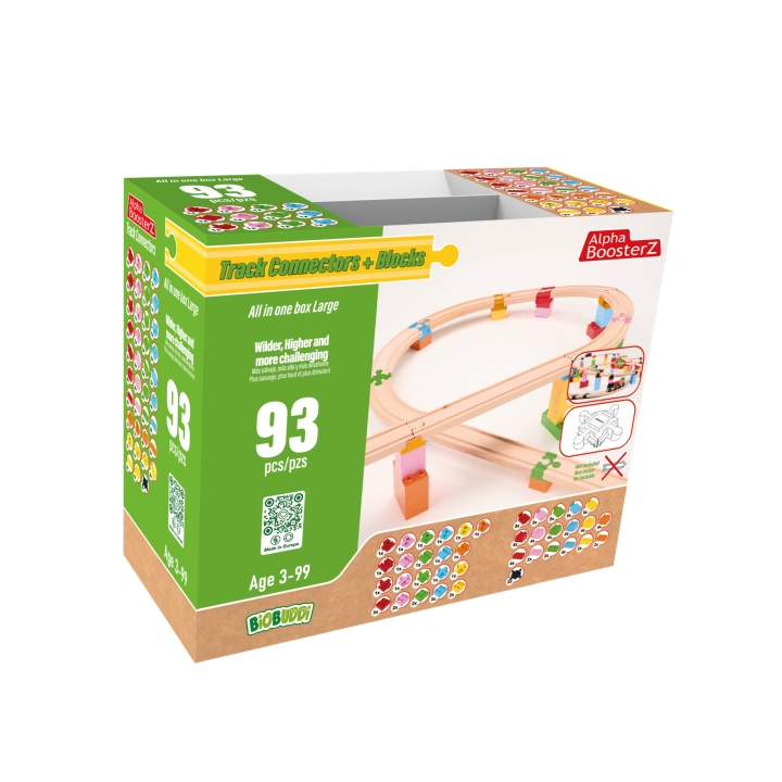 Alpha BoosterZ Track Connectors - All in one block box large (210-20240412) in the group TOYS, KIDS & BABY PRODUCTS / Toys / Play set at TP E-commerce Nordic AB (D04784)