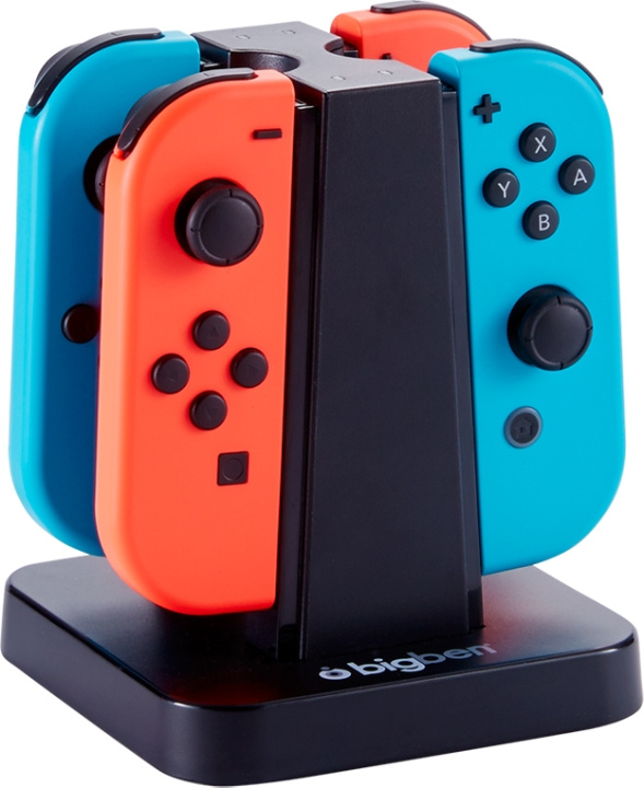 Bigben Switch Quad Charger Joy-Con in the group HOME ELECTRONICS / Game consoles & Accessories / Nintendo Switch / Accessories at TP E-commerce Nordic AB (D04834)