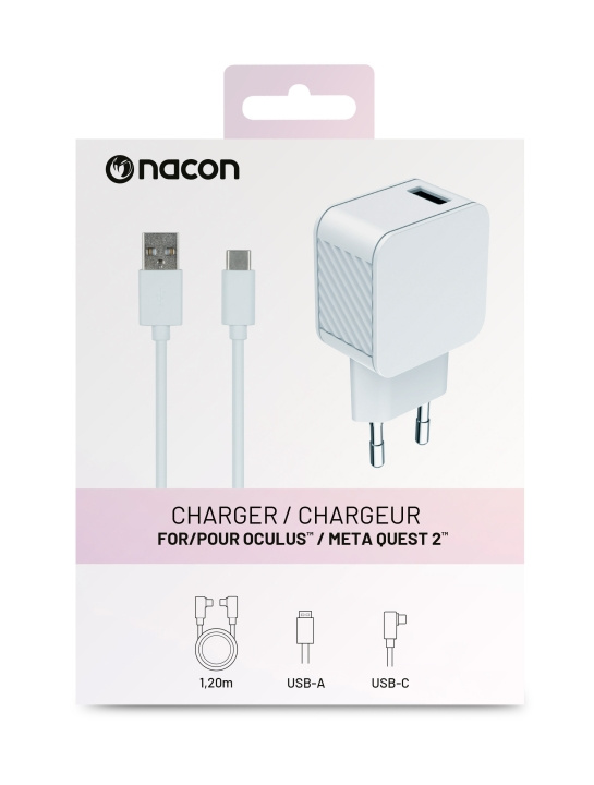 NACON Meta Quest 2: A/C Adapter (META QUEST 2) in the group HOME ELECTRONICS / Game consoles & Accessories / Other games at TP E-commerce Nordic AB (D04847)