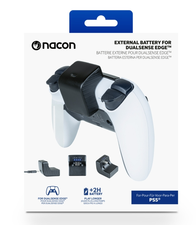 NACON Battery Pack Black PS5 in the group HOME ELECTRONICS / Game consoles & Accessories / Sony PlayStation 5 at TP E-commerce Nordic AB (D04858)