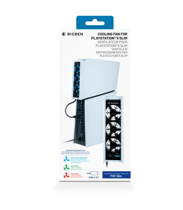 NACON Cooling Fan White/Black PS5 Slim in the group HOME ELECTRONICS / Game consoles & Accessories / Sony PlayStation 5 / Accessories at TP E-commerce Nordic AB (D04885)