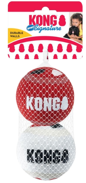 Kong Signature Sport Balls 2-pack 8cm L - (KONGSKSB12E) in the group HOME, HOUSEHOLD & GARDEN / Pet Accessories / Dog at TP E-commerce Nordic AB (D04956)