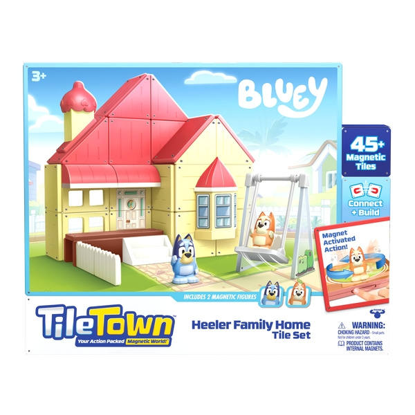 Bluey Tile Town - Bluey Heeler House (90304) in the group TOYS, KIDS & BABY PRODUCTS / Toys / Building toys / Toy blocks at TP E-commerce Nordic AB (D05000)