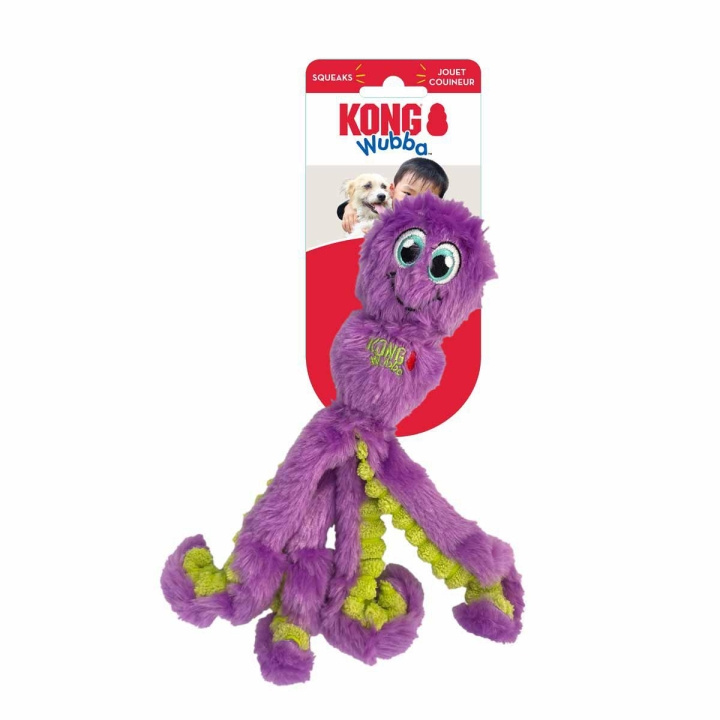 Kong Wubba Octopus Mix L 32,5x10x7,5cm in the group TOYS, KIDS & BABY PRODUCTS / Baby toys / stuffed animals at TP E-commerce Nordic AB (D05034)