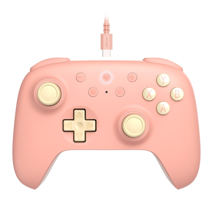 8Bitdo Ultimate 2C Wired Pad Peach in the group COMPUTERS & PERIPHERALS / GAMING / Gaming accessories at TP E-commerce Nordic AB (D05118)