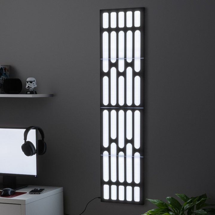 Paladone Death Star Wall Panel Light in the group HOME ELECTRONICS / Lighting / Wall lights at TP E-commerce Nordic AB (D05132)