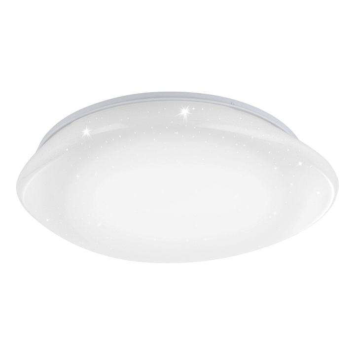 Eglo Sileras-Z ceiling lamp white with crystal effect Ø60 - RGB + TW - Zigbee, Bluetooth in the group HOME ELECTRONICS / Lighting / Ceiling lights at TP E-commerce Nordic AB (D05171)