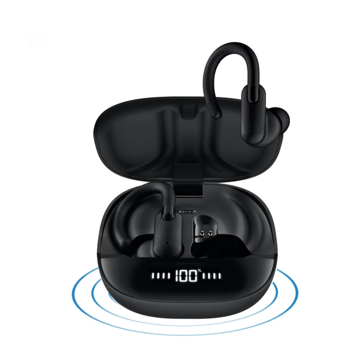 MIXX Headphone Sports Charge 2 In-Ear Hook TWS Black in the group HOME ELECTRONICS / Audio & Picture / Headphones & Accessories / Headphones at TP E-commerce Nordic AB (D05304)