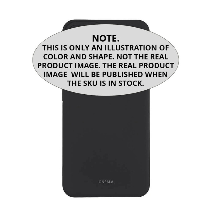 Onsala Phone Case Samsung S25+ 5G Back Silicone Touch Recycled Black in the group SMARTPHONE & TABLETS / Phone cases / Samsung at TP E-commerce Nordic AB (D05349)