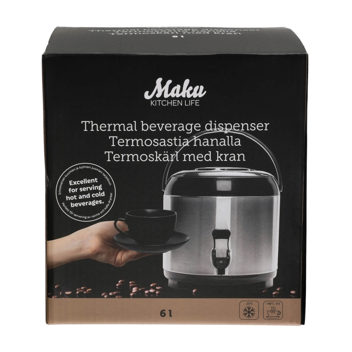 Maku Dispenser Thermal Beverage Dispenser 6L in the group HOME, HOUSEHOLD & GARDEN / Kitchen utensils / Other kitchen tools at TP E-commerce Nordic AB (D05405)