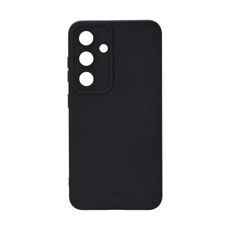 Onsala Phone Case Samsung S25 5G Back Silicone Touch Recycled Black in the group SMARTPHONE & TABLETS / Phone cases / Samsung at TP E-commerce Nordic AB (D05454)