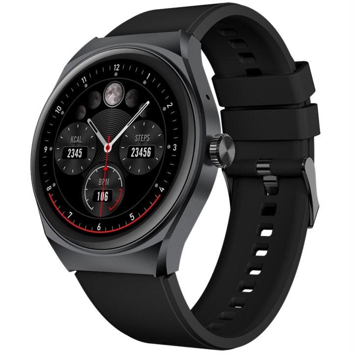 Celly Trainerhalo Smartwatch med rund urtavla Svart in the group Sport, leisure & Hobby / Smartwatch & Activity trackers / Smartwatches at TP E-commerce Nordic AB (D05523)