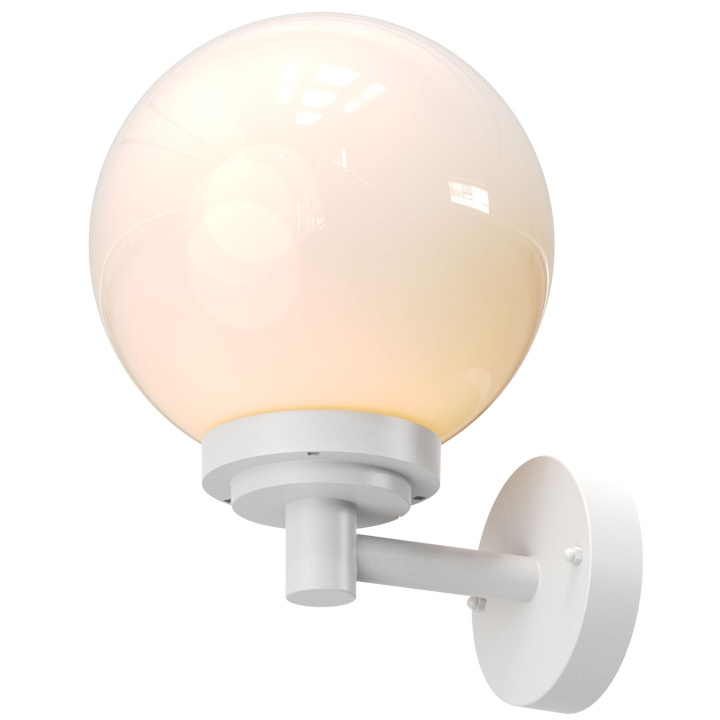 Llitt Doro Väggarmatur E27-sockel IP44 Vit in the group HOME, HOUSEHOLD & GARDEN / Electricity & Lighting / Outdoor lighting / Outdoor wall light / Outdoor wall light without sensor at TP E-commerce Nordic AB (D05539)