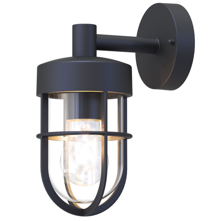 Llitt Jimmy Väggarmatur E27-sockel IP44 Antracit in the group HOME, HOUSEHOLD & GARDEN / Electricity & Lighting / Outdoor lighting / Outdoor wall light / Outdoor wall light without sensor at TP E-commerce Nordic AB (D05543)