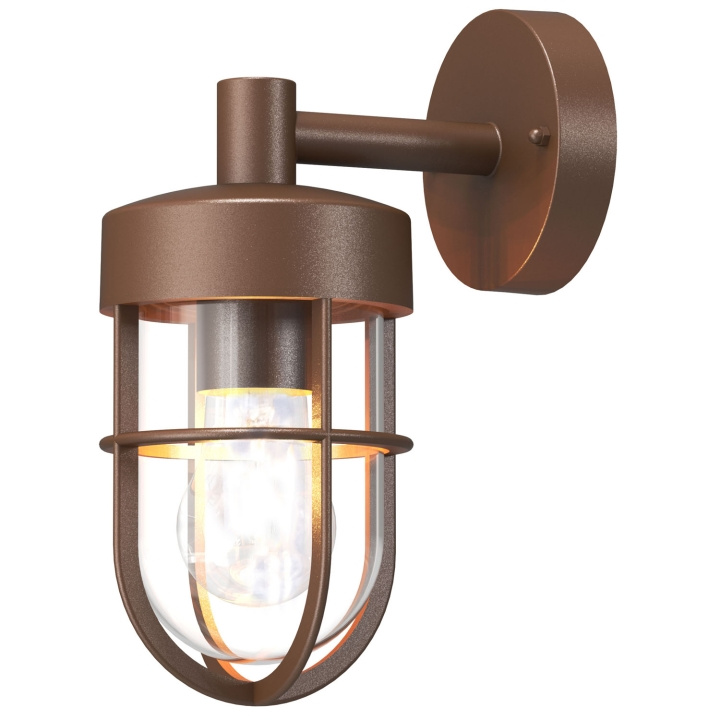 Llitt Jimmy Väggarmatur E27-sockel IP44 Corten in the group HOME, HOUSEHOLD & GARDEN / Electricity & Lighting / Outdoor lighting / Outdoor wall light / Outdoor wall light without sensor at TP E-commerce Nordic AB (D05544)