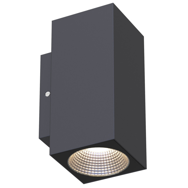 Llitt Mathias II Väggarmatur LED IP65 3000K 6W 520lm Antracit in the group HOME, HOUSEHOLD & GARDEN / Electricity & Lighting / Outdoor lighting / Outdoor wall light / Outdoor wall light without sensor at TP E-commerce Nordic AB (D05555)