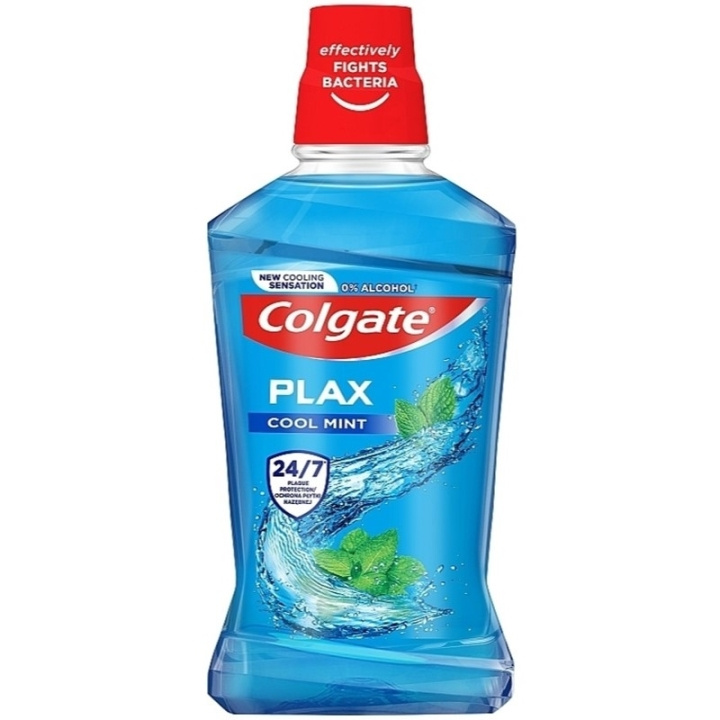 Colgate Plax Mouthwash Cool Mint 500ml in the group BEAUTY & HEALTH / Oral care / Accessories for electric toothbrushes at TP E-commerce Nordic AB (D05586)