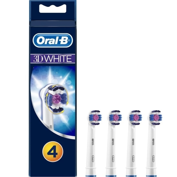 Oral B 3D White Toothbrush Head 4pc in the group BEAUTY & HEALTH / Oral care / Accessories for electric toothbrushes at TP E-commerce Nordic AB (D05595)