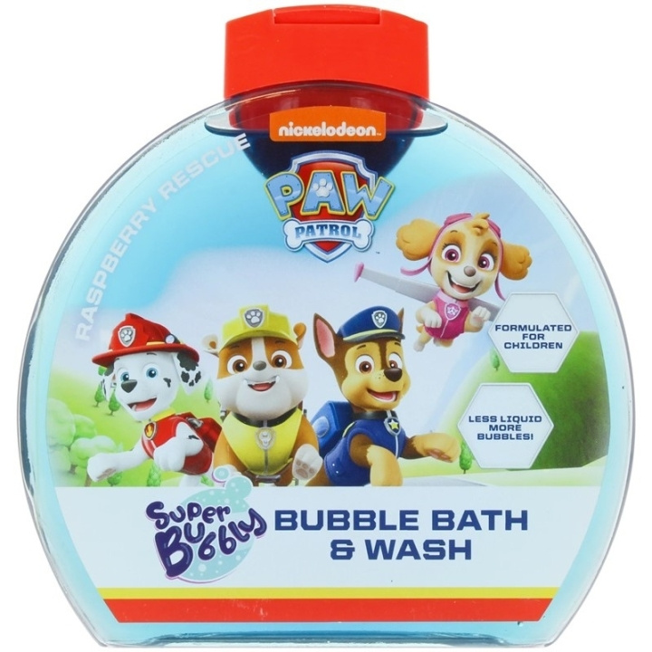 Paw Patrol Super Bubbly Bubble Bath & Wash 300ml in the group BEAUTY & HEALTH / Skin care / Body health / Bath & Shower gels at TP E-commerce Nordic AB (D05596)