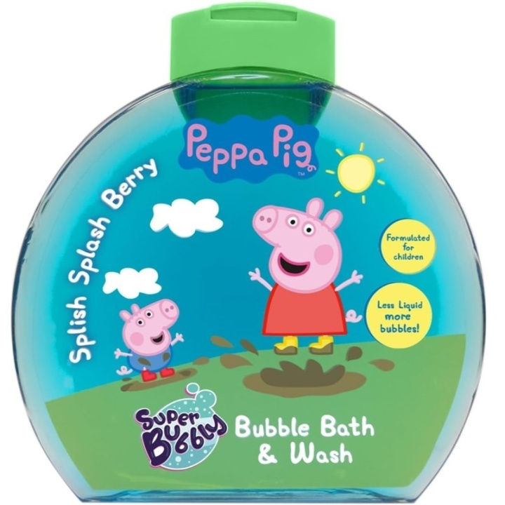 Peppa Pig Super Bubbly Bubble Bath & Wash 300ml in the group BEAUTY & HEALTH / Skin care / Body health / Bath & Shower gels at TP E-commerce Nordic AB (D05599)