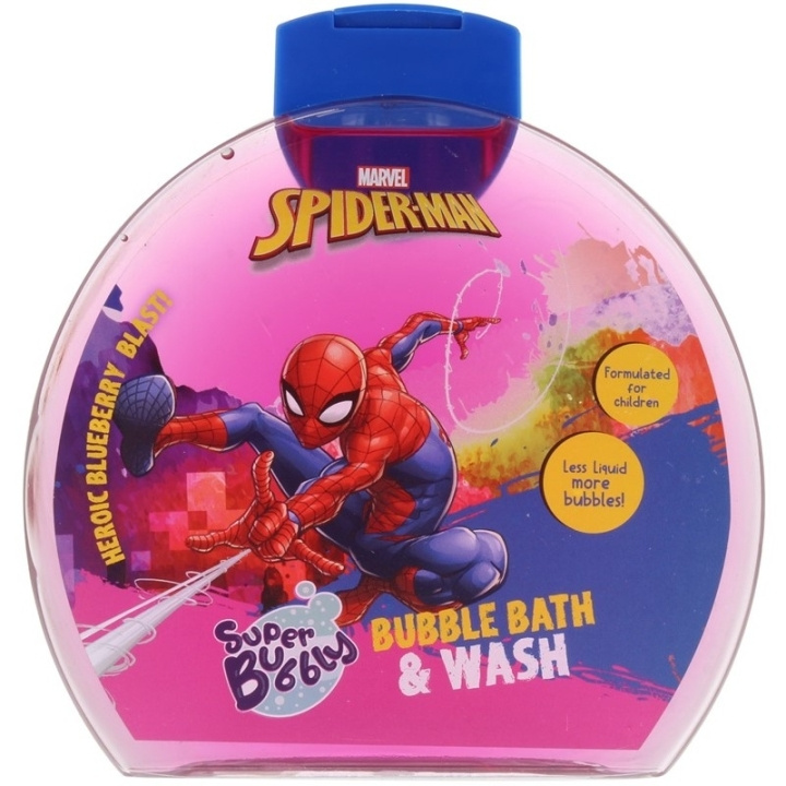 Marvel Spider-Man Super Bubbly Bubble Bath & Wash 300ml in the group BEAUTY & HEALTH / Skin care / Body health / Bath & Shower gels at TP E-commerce Nordic AB (D05600)