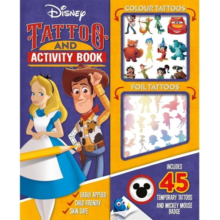 Disney Tattoo And Activity Book in the group TOYS, KIDS & BABY PRODUCTS / Toys / Crafts at TP E-commerce Nordic AB (D05608)