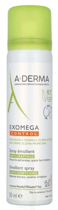 A-Derma Exomega Control Emollient Spray 50 ml in the group BEAUTY & HEALTH / Skin care / Body health / Body lotion at TP E-commerce Nordic AB (D05636)