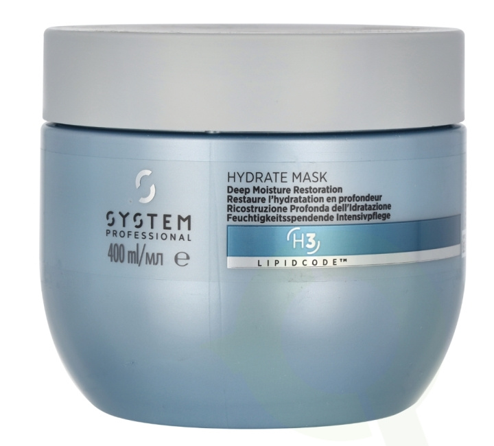 Wella System P. - Lipid Code - Hydrate Mask H3 400 ml in the group BEAUTY & HEALTH / Skin care / Face / Masks at TP E-commerce Nordic AB (D05668)