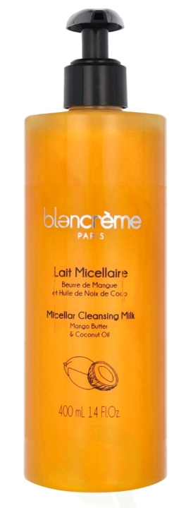 Blancreme Micellar Cleansing Milk 400 ml Mango Butter & Coconut in the group BEAUTY & HEALTH / Skin care / Face / Face Water & Facemist at TP E-commerce Nordic AB (D05676)