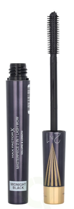 Max Factor Masterpiece 2 In 1 Lash Wow Mascara 7 ml #03 Midnight Black in the group BEAUTY & HEALTH / Makeup / Eyes & Eyebrows / Mascara at TP E-commerce Nordic AB (D05828)