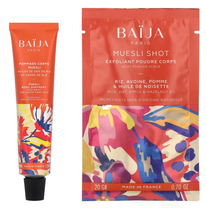 Baija Paris Baija My Muesli Body Set 60 g Body Ointment 40ml/Exfoliating Powder 20gr in the group BEAUTY & HEALTH / Skin care / Body health / Body lotion at TP E-commerce Nordic AB (D06091)