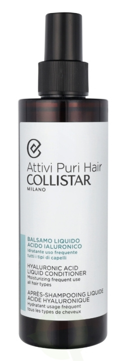 Collistar Attivi Puri Hyaluronic Acid Liquid Conditioner 200 ml in the group BEAUTY & HEALTH / Hair & Styling / Hair care / Conditioner at TP E-commerce Nordic AB (D06158)